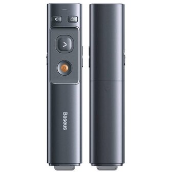  Указка лазерная Baseus (ACFYB-B0G) Orange Dot Wireless Presenter (Red Laser) Gray 