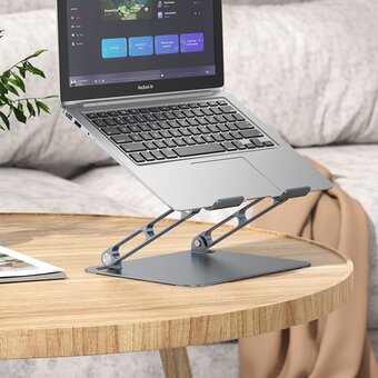 Настольная подставка BOROFONE BH115 Plus Vito metal notebook stand серый 