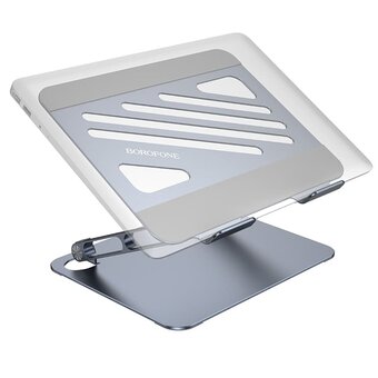  Настольная подставка BOROFONE BH115 Plus Vito metal notebook stand серый 