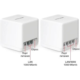  Mesh Wi-Fi 6 система Mercusys Halo H60X (2-pack) AX1500 