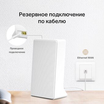  Двухдиапазонный гигабитный роутер Mercusys MB230-4G Wi-Fi AC1200 с поддержкой 4G+ категории 6 