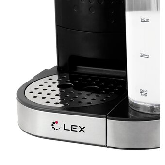  Кофеварка LEX LXCM 3503-1 черная 