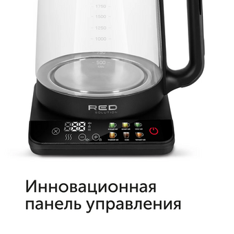 Электрочайник Red Solution KG1330D прозрачный/черный 