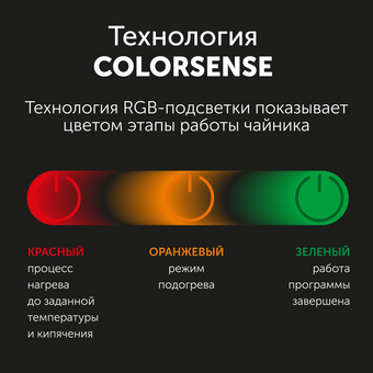  Электрочайник Red Solution KG1330D прозрачный/черный 