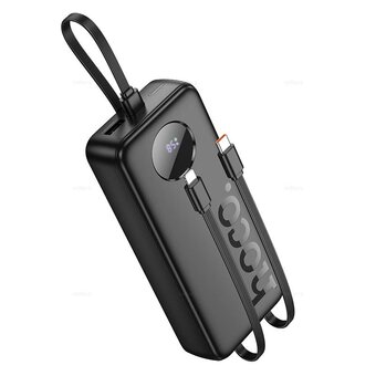  Аккумулятор внешний резервный HOCO J132A Sabio 22.5W+PD20W fully compatible power bank with 3 cables 20000mAh черный 