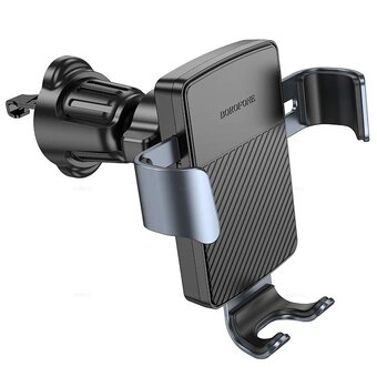 Автомобильный держатель BOROFONE BH118 Refined gravity car holder air outlet черно-серый 