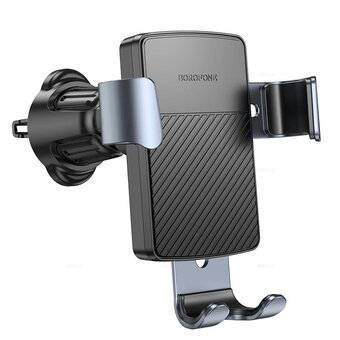  Автомобильный держатель BOROFONE BH118 Refined gravity car holder air outlet черно-серый 