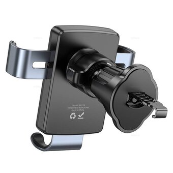  Автомобильный держатель BOROFONE BH118 Refined gravity car holder air outlet черно-серый 