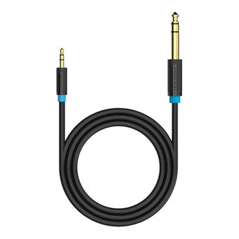  Кабель аудио Vention BABBJ Jack 6,5 mm M/3,5 M 5м 