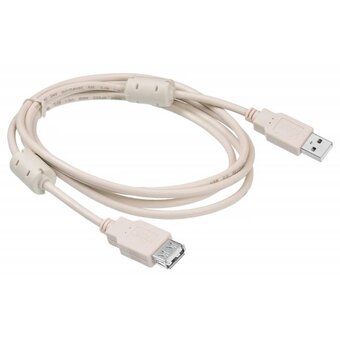  Кабель-удлинитель Buro USB2.0-AM-AF-1.8M-MG USB2.0 A(m)/A(f) 1.8м 