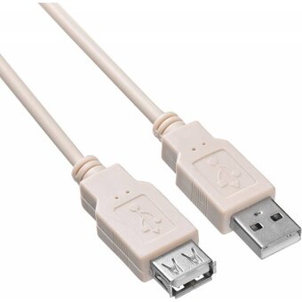  Кабель-удлинитель Buro USB2.0-AM-AF-1.8M-MG USB2.0 A(m)/A(f) 1.8м 