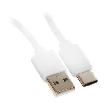  Кабель Cactus CS-USB.A.USB.C-1.2 USB m-USB Type-C m 1.2м белый 