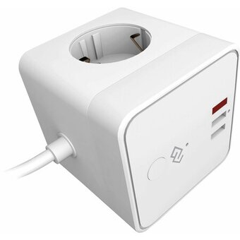  Умная розетка Digma DiPlug Cube 1 DPC13S EU Wi-Fi белый 