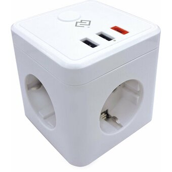  Умная розетка Digma DiPlug Cube 1 DPC13S EU Wi-Fi белый 