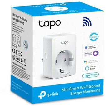  Умная розетка TP-LINK Tapo P110 (2-pack) EU VDE Wi-Fi белый 