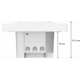  Умная розетка AQARA Wall Outlet H2 EU WP-P01D белый 
