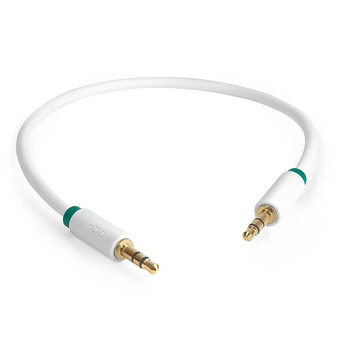  Кабель аудио Greenconnect GCR-AVC1662-1.5m jack 35mm/jack 35mm 1.5m белый стерео 