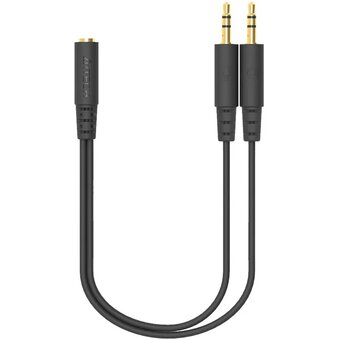  Адаптер аудио A4Tech AD-4P Jack 3.5 (f)/2xJack 3.5 (m) 0.2м черный 