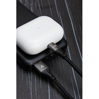  Кабель Accesstyle AL24-F100M Black-Gray 