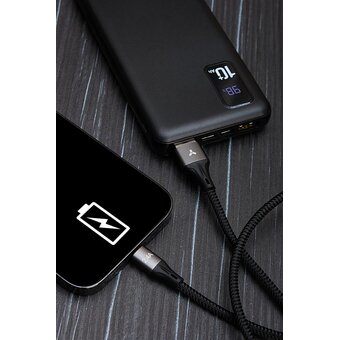  Кабель Accesstyle AL24-F100M Black-Gray 