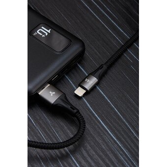  Кабель Accesstyle AL24-F100M Black-Gray 
