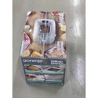  УЦ Хлебопечь Gorenje BM1600WG 850Вт белый/серебристый, максимальный вес выпечки 1600г (рваная упаковка, пропайка контактов) 