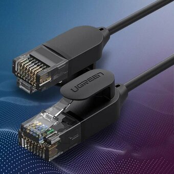  Кабель UGREEN NW122 70334 CAT 6A Pure Copper Ethernet Cable OD2.8 2m Black 