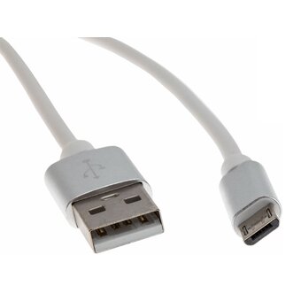  Кабель Cactus CS-USB.A.USB.MICRO-1 USB Type-C m-micro USB m 1м белый 