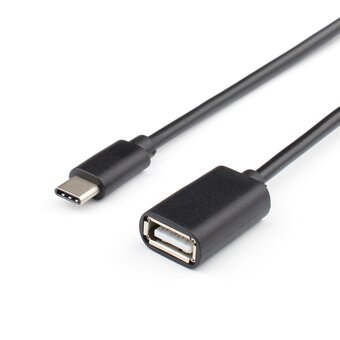  Кабель ATCOM AT4716 USB-C/USB OTG 0.1m 