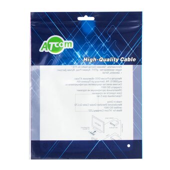  Кабель ATCOM AT4716 USB-C/USB OTG 0.1m 