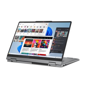  Ноутбук Lenovo IdeaPad 5 2-in-1 14AHP9 (83DR005NRK) 14"(1920x1200 OLED)/Touch/AMD Ryzen 7 8845HS(3.8Ghz)/16384Mb/512SSDGb/noDVD/Int:AMD Radeon 780M 