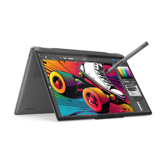  Ноутбук Lenovo Yoga 7 2-in-1 14IML9 (83DJ0096RU) 14"(1920x1200 OLED)/Touch/Core Ultra 155H(1.4Ghz)/16384Mb/1024SSDGb/noDVD/Int:Intel Arc graphics 