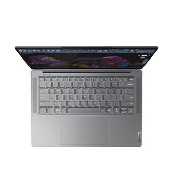  Ноутбук Lenovo Yoga Pro 7 14AHP9 (83E30035RK) 14.5"(3072x1920 IPS)/AMD Ryzen 8845HS(3.8Ghz)/16384Mb/512SSDGb/noDVD/Int:AMD Radeon 780M 