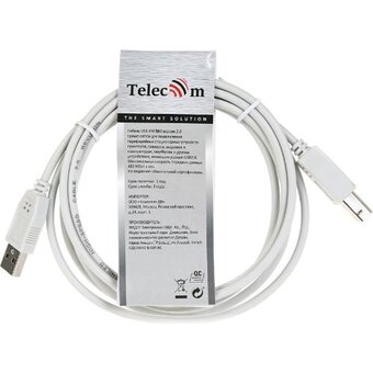  Кабель Telecom TC6900-1.8M AM/BM USB2.0 1.8м 