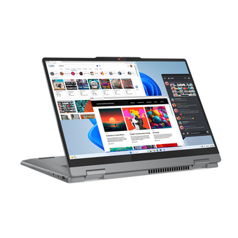  Ноутбук Lenovo IdeaPad 5 2-in-1 14AHP9 (83DR005NRK) 14"(1920x1200 OLED)/Touch/AMD Ryzen 7 8845HS(3.8Ghz)/16384Mb/512SSDGb/noDVD/Int:AMD Radeon 780M 