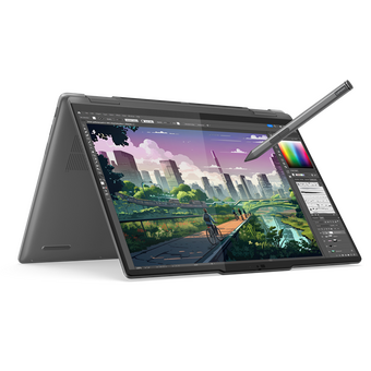  Ноутбук Lenovo Yoga 7 2-in-1 14AHP9 (83DK006RRK) 14"(1920x1200 IPS)/Touch/AMD Ryzen 8840HS(3.3Ghz)/16384Mb/1024SSDGb/noDVD/Int:AMD Radeon 780M 