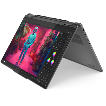  Ноутбук Lenovo Yoga 7 2-in-1 14AHP9 (83DK006RRK) 14"(1920x1200 IPS)/Touch/AMD Ryzen 8840HS(3.3Ghz)/16384Mb/1024SSDGb/noDVD/Int:AMD Radeon 780M 