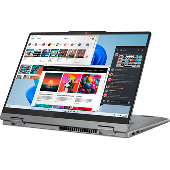 Ноутбук Lenovo IdeaPad 5 2-in-1 14IRU9 (83DT0077RK) 14"(1920x1200 IPS)/Touch/Intel Core 120U(1.4Ghz)/16384Mb/512SSDGb/noDVD/Int:Intel Graphics 
