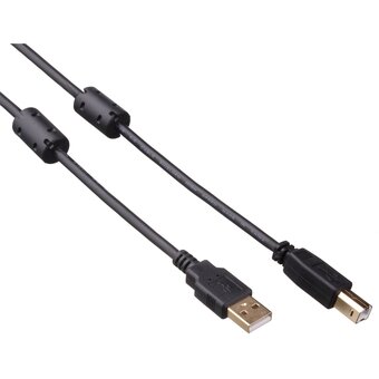  Кабель Exegate EX138947RUS USB 2.0 A-B 3м 2 фильтра, позолоченные контакты 