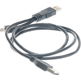  Кабель Gembird/Cablexpert CCP-USB22-AM5P-3 USB 2.0 Pro 2xAM/miniBM 5P 0.9м черный 