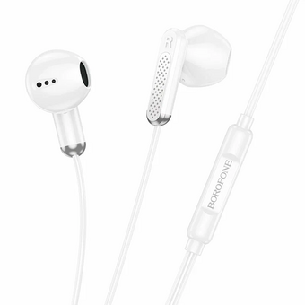  Наушники BOROFONE BM89 Surpass universal earphones with microphone белый 