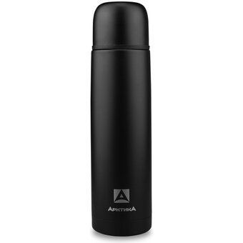  Термос АРКТИКА 102-1000 1000мл чёрный песок, матовый 