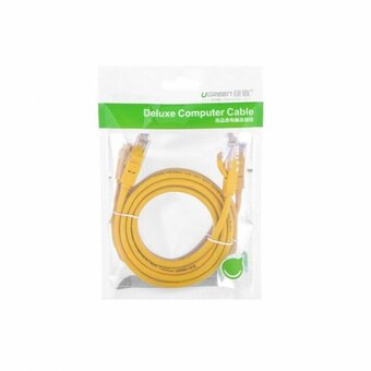  Кабель UGREEN NW103 11232 Cat5e U/UTP Lan cable 26AWG 3m Yellow 