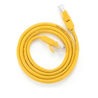  Кабель UGREEN NW103 11232 Cat5e U/UTP Lan cable 26AWG 3m Yellow 