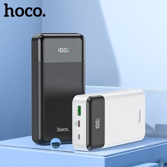  Аккумулятор внешний резервный HOCO J102A Cool figure 20000mAh (белый) 