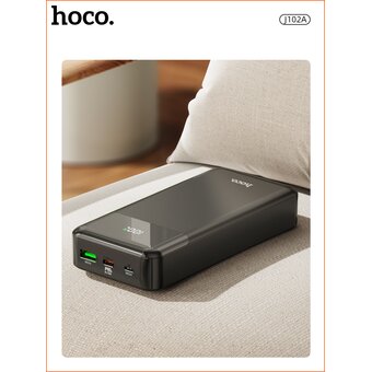  Аккумулятор внешний резервный HOCO J102A Cool figure 20000mAh (черный) 