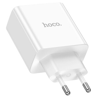  СЗУ HOCO C108A Leader PD35W dual port 2C charger EU белый 