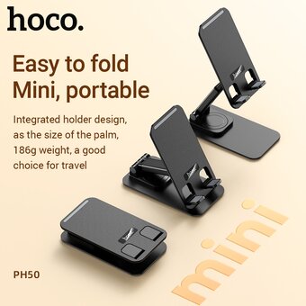  Настольный держатель для планшета HOCO PH50, black 
