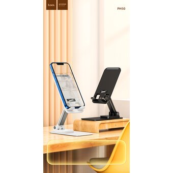  Настольный держатель для телефона HOCO PH50 Ivey folding (белый) 