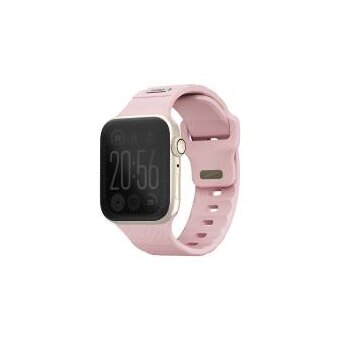 Ремень каучуковый Uniq STRIDE FKM RUBBER для Apple Watch 41/40/38, цвет бледно розовый (PALE PINK) 